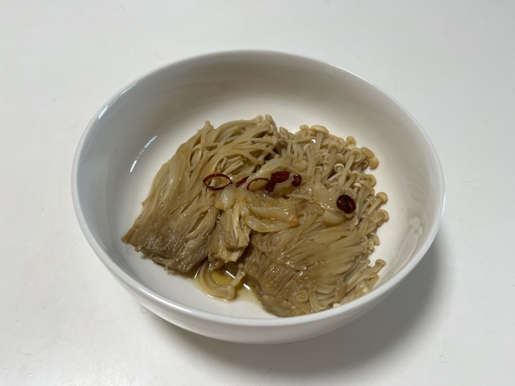 まるごとえのきステーキ。