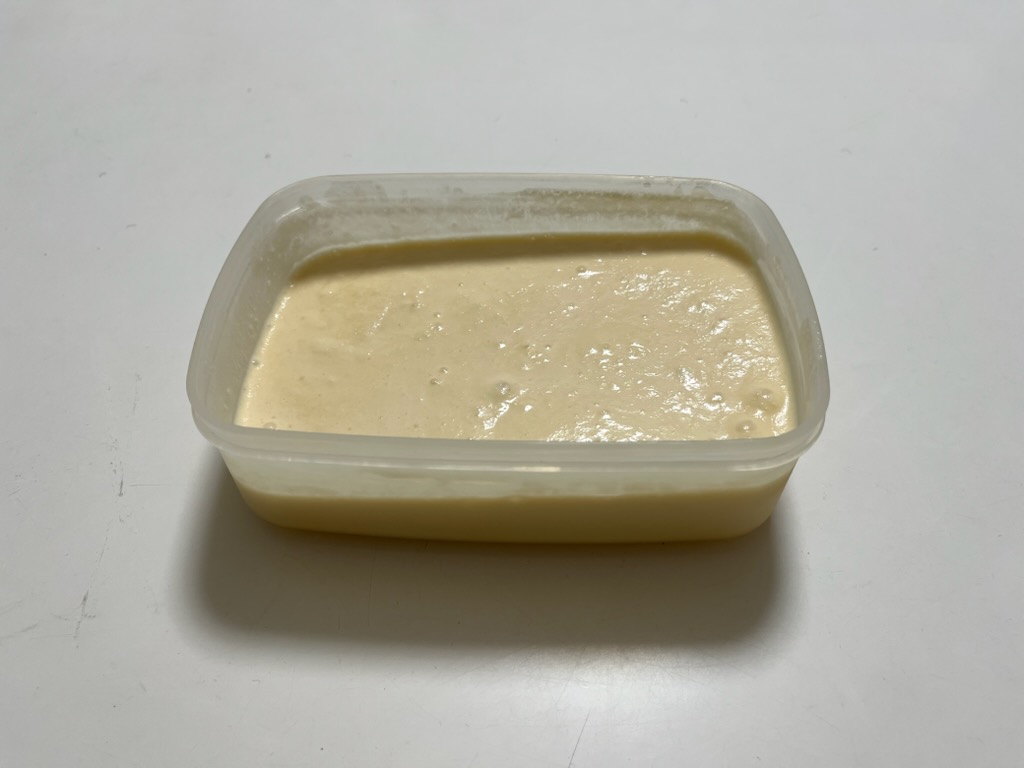 生クリームでアイス