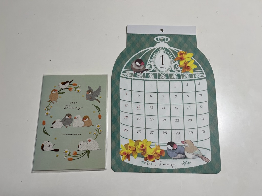 手帳とカレンダー