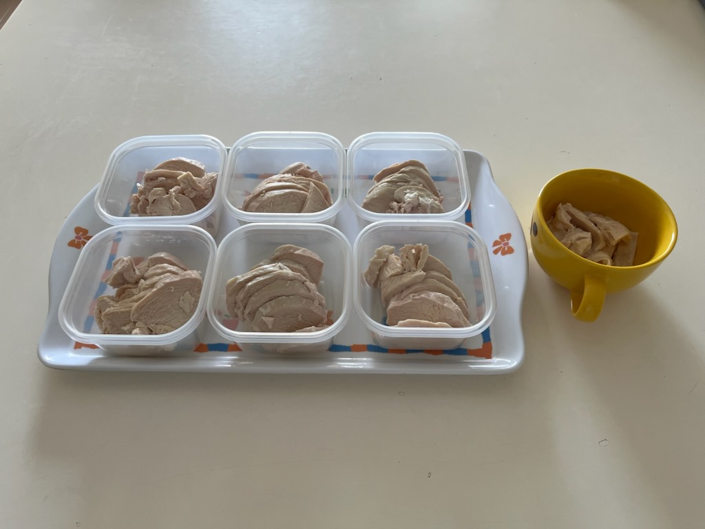 鶏胸と鶏皮