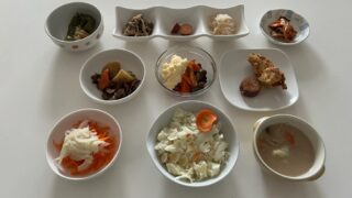 旦那在宅勤務の、テンション低めな😞おかず作り🍳