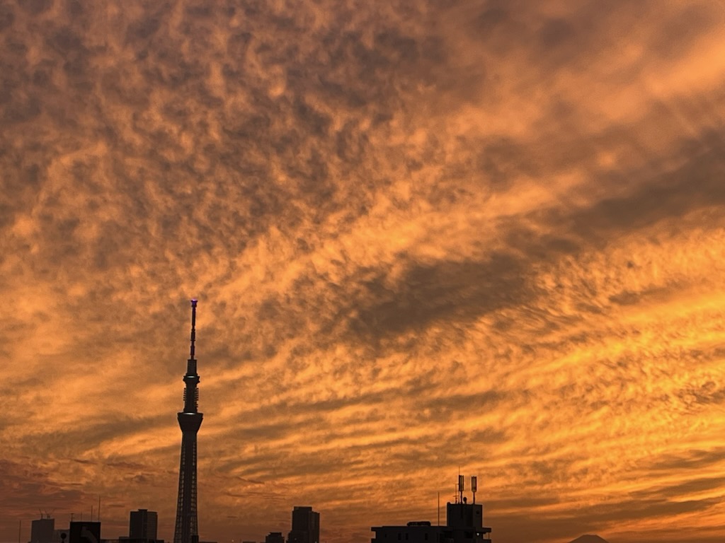 夕方の空