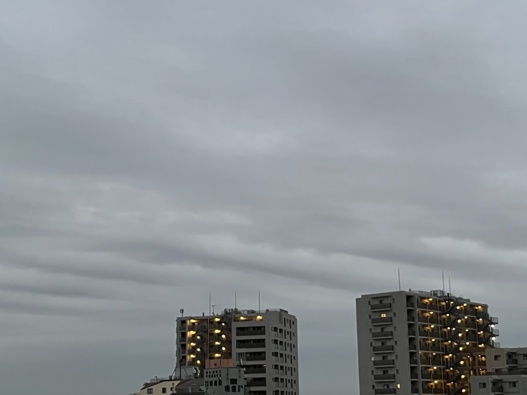 11日の朝の空
