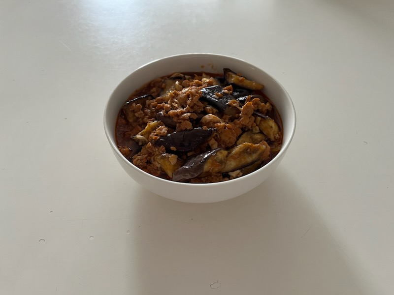 豆腐入り麻婆なす