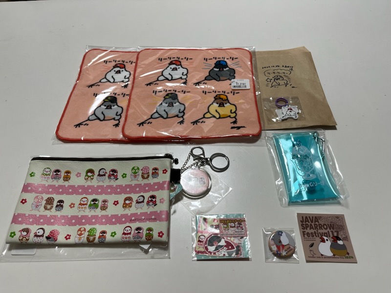 文鳥まつり戦利品