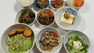 ヘモグロビンA1cの数値をキープし続けるための、母の修行僧ご飯🥗