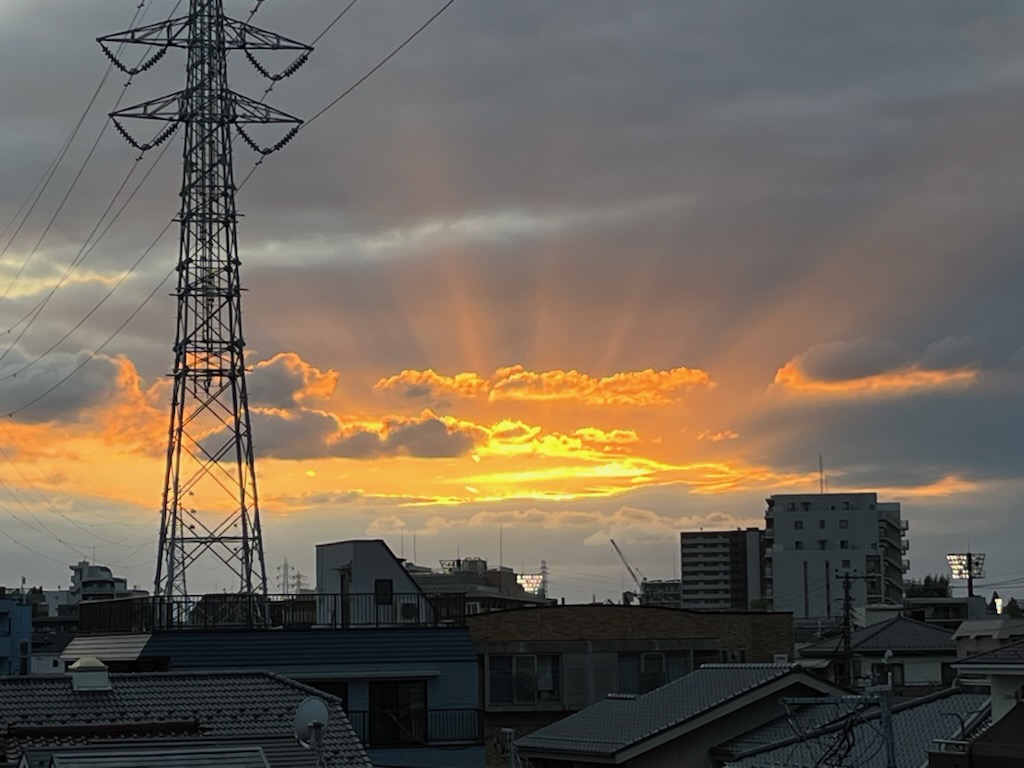 5日夕焼け