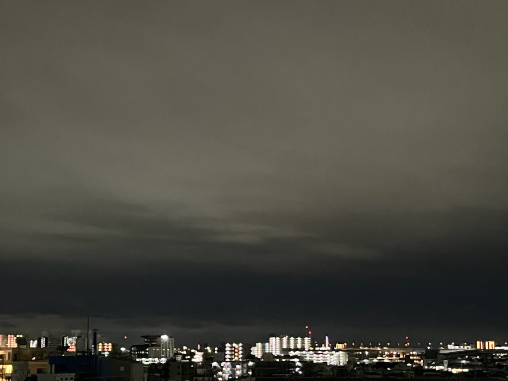 朝4時半の空