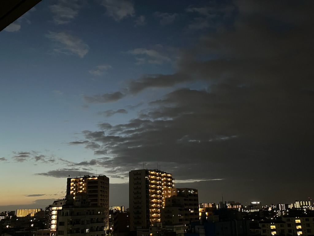 ５時の空