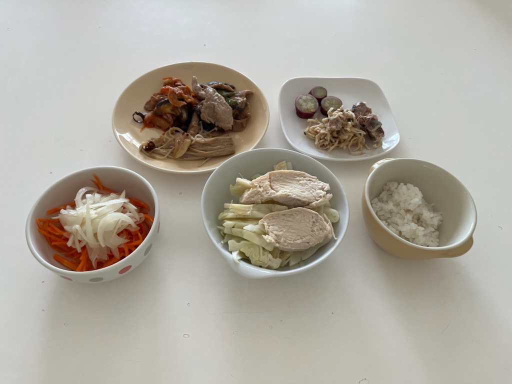 5日私のご飯