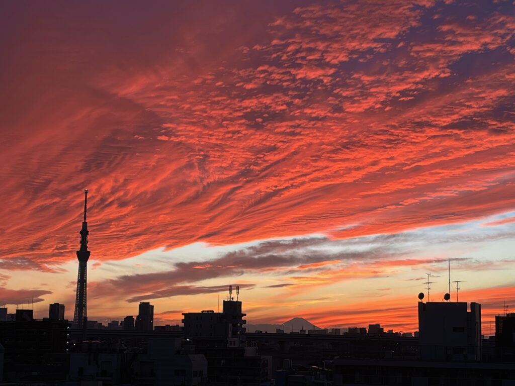 2日夕焼け
