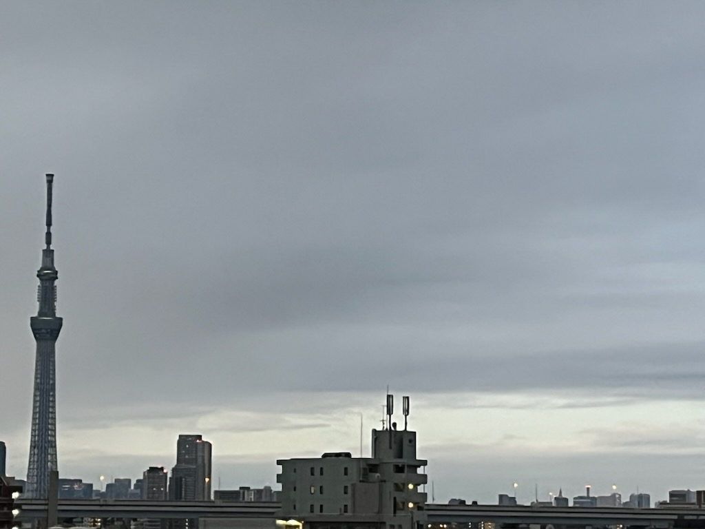 朝のスカイツリー