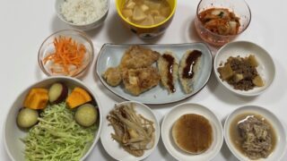 一人旅実現に向けて、地道にウオーキング＆テンション低め⤵️のおかず作り🍳