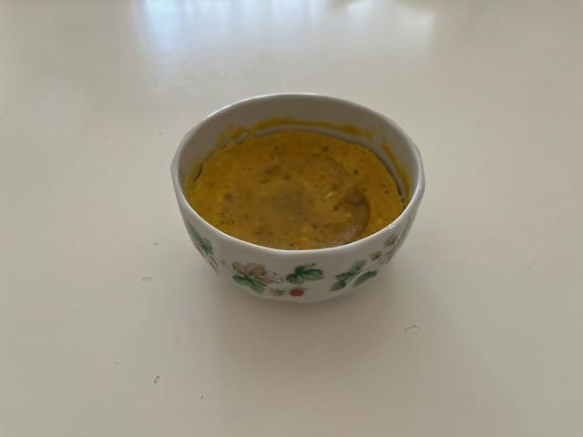 バナナとかぼちゃのヘルシーチーズケーキ