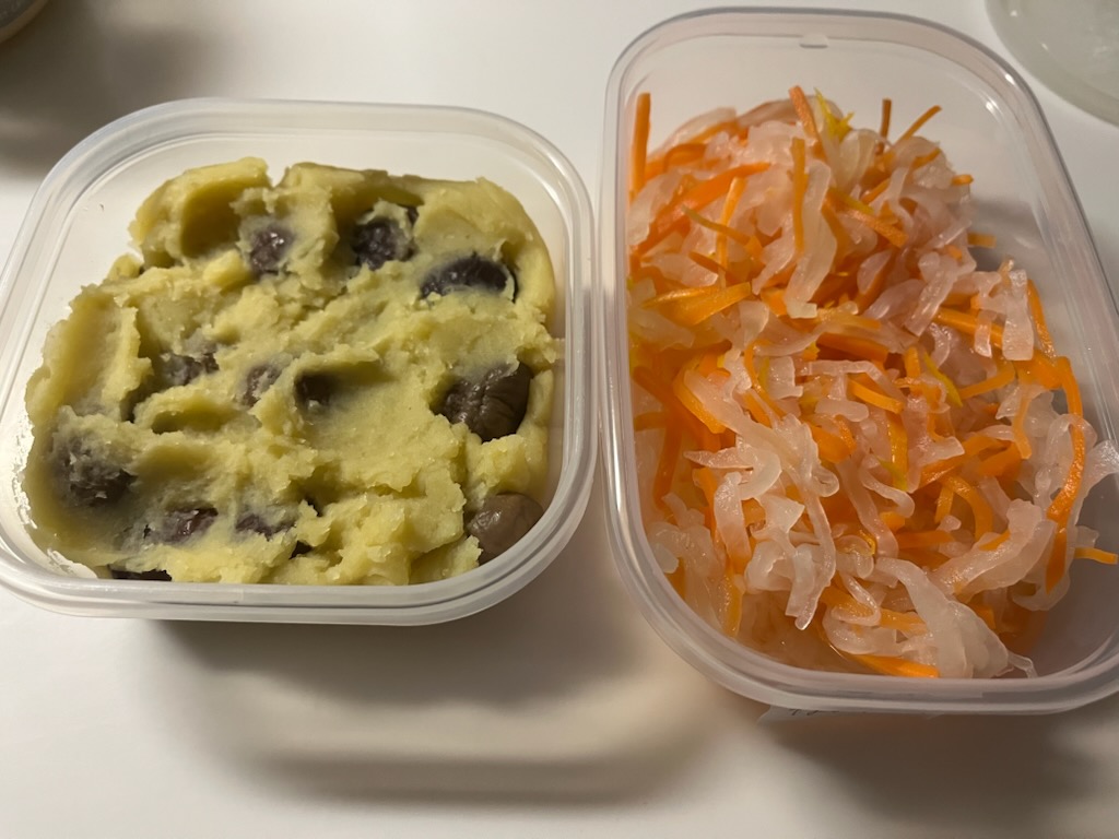 栗きんとんとなます