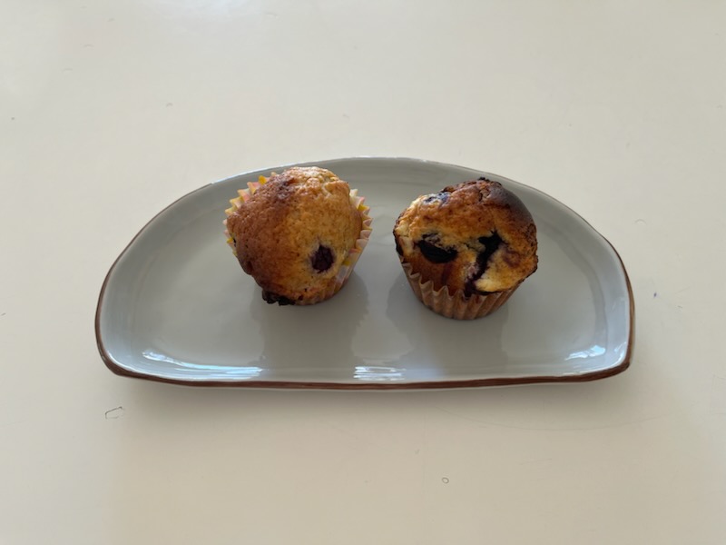 ブルーベリークリームチーズオーブントースターケーキ