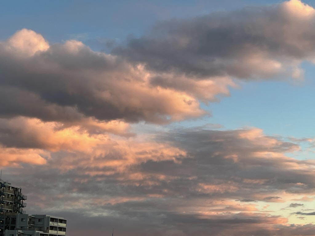 夕方の雲