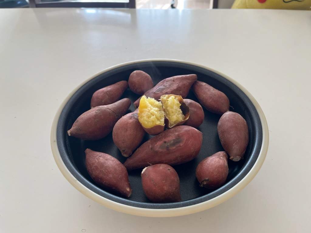 レンジで焼き芋