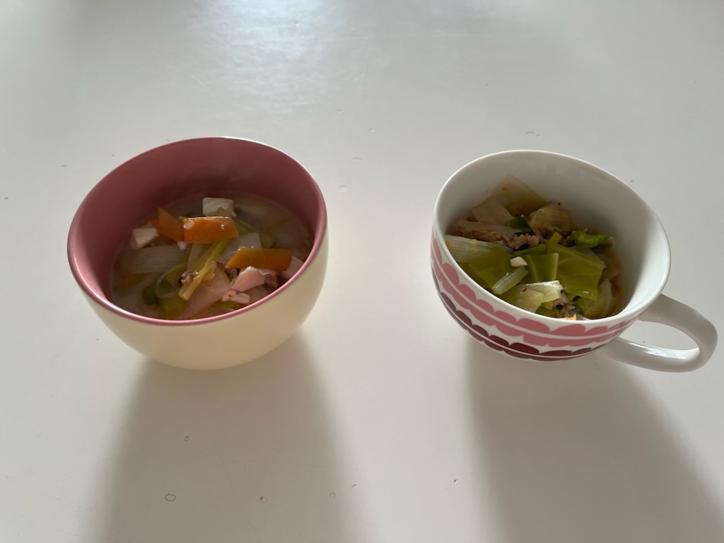 豆乳中華スープ