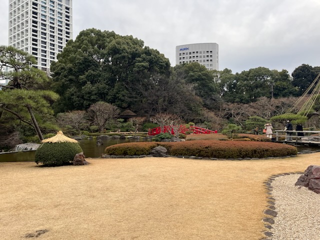 ホテル５階の庭園