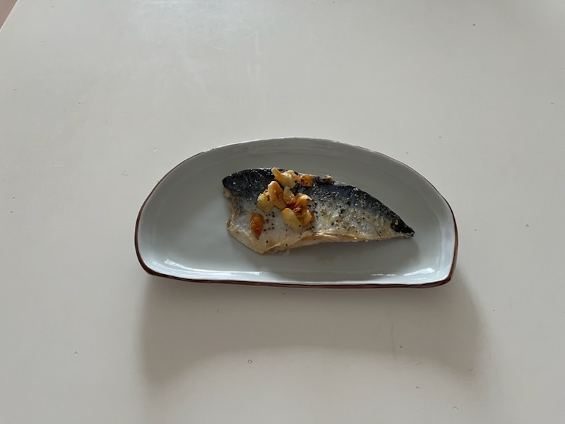 塩サバのムニエル