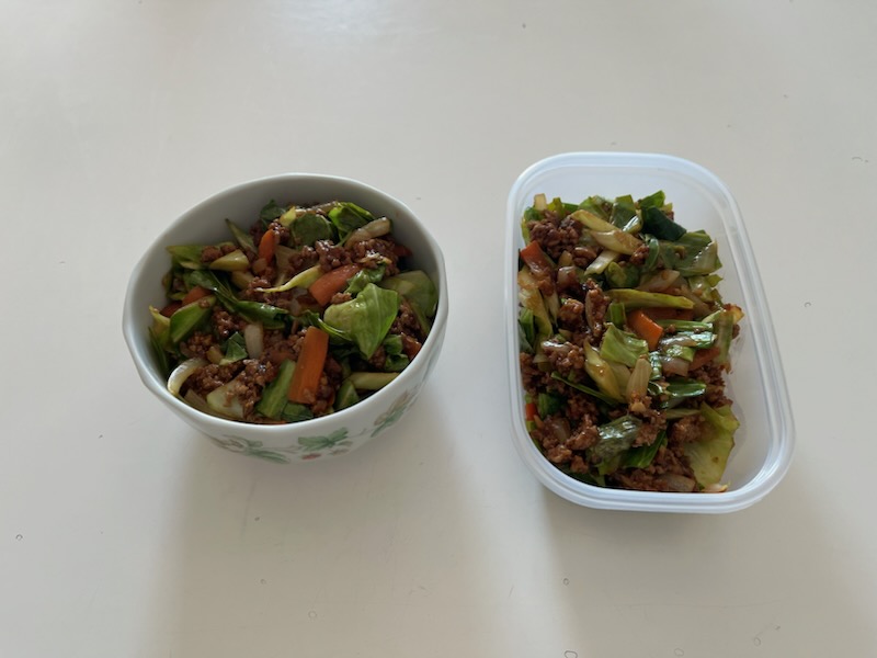 豚ひき肉でホイコーロー