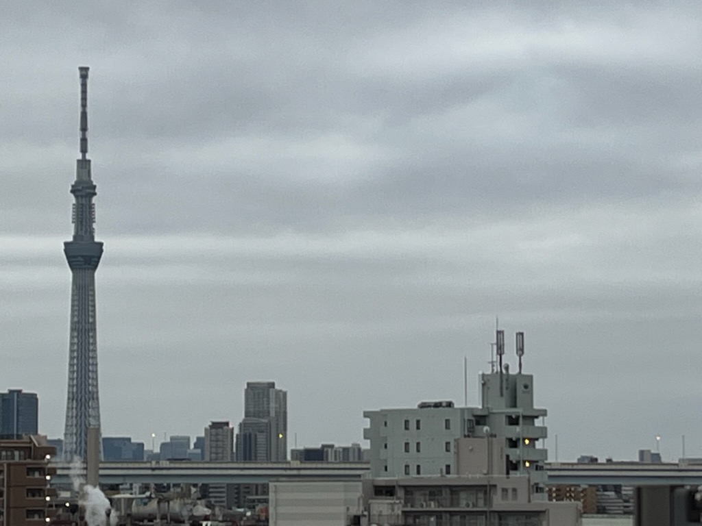 朝のスカイツリー