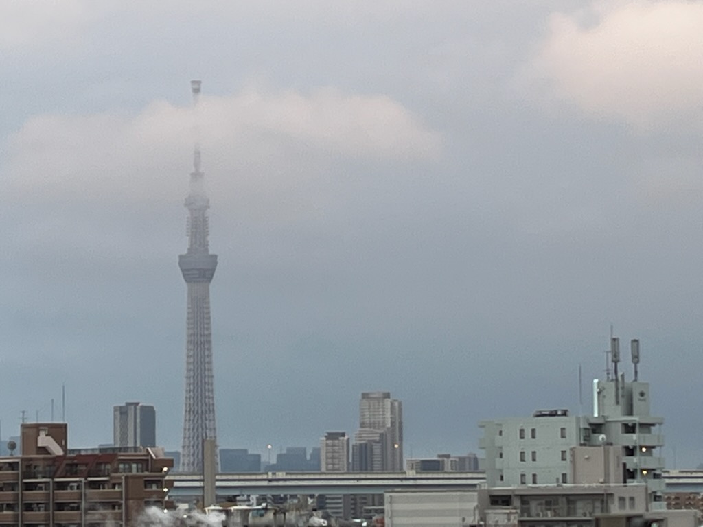 朝のスカイツリー