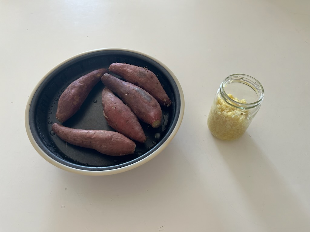 焼き芋、生姜漬け