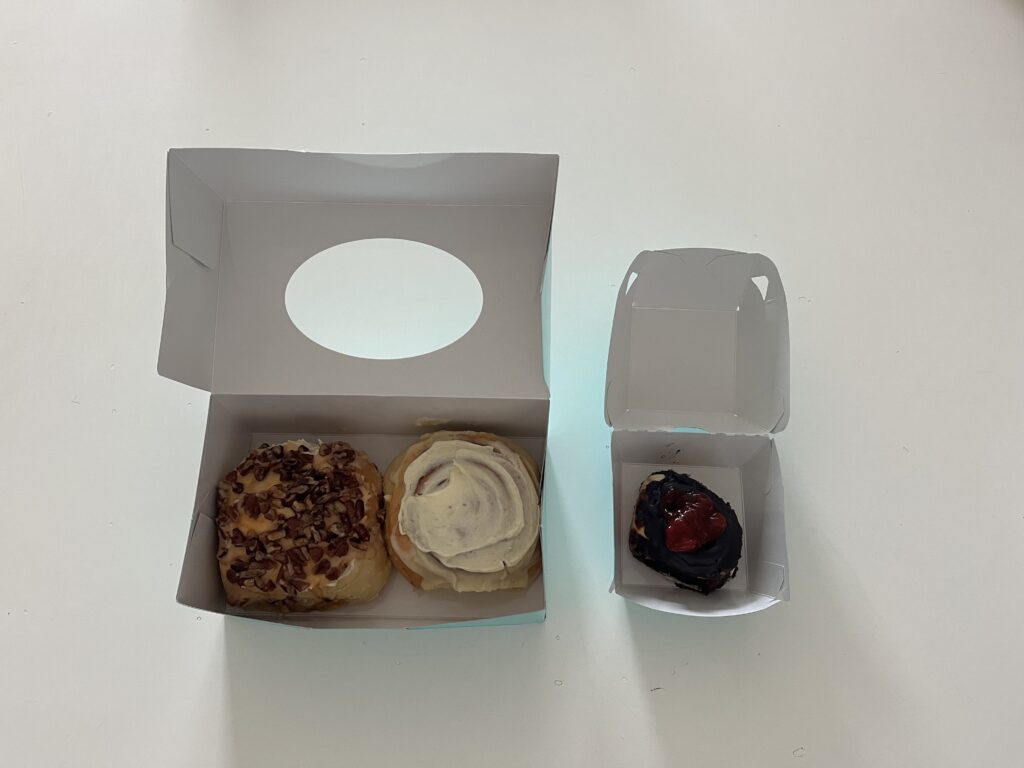 シナモンロール3種類