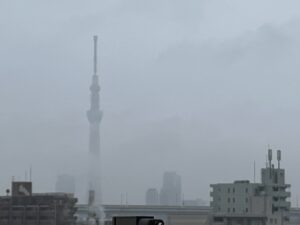 朝のスカイツリー