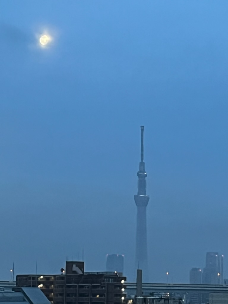 朝のスカイツリー