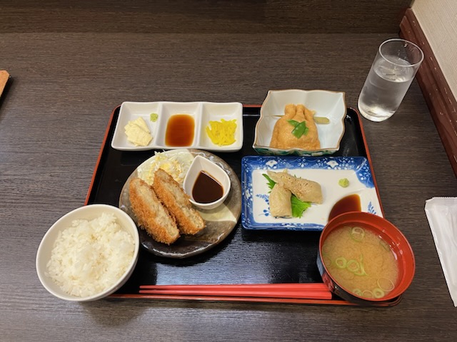 日光で湯葉定食