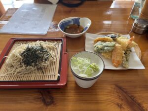 そばと天ぷらのセット