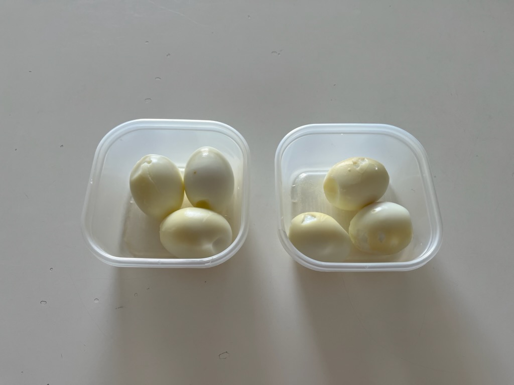 ノンフライヤーで焼き卵