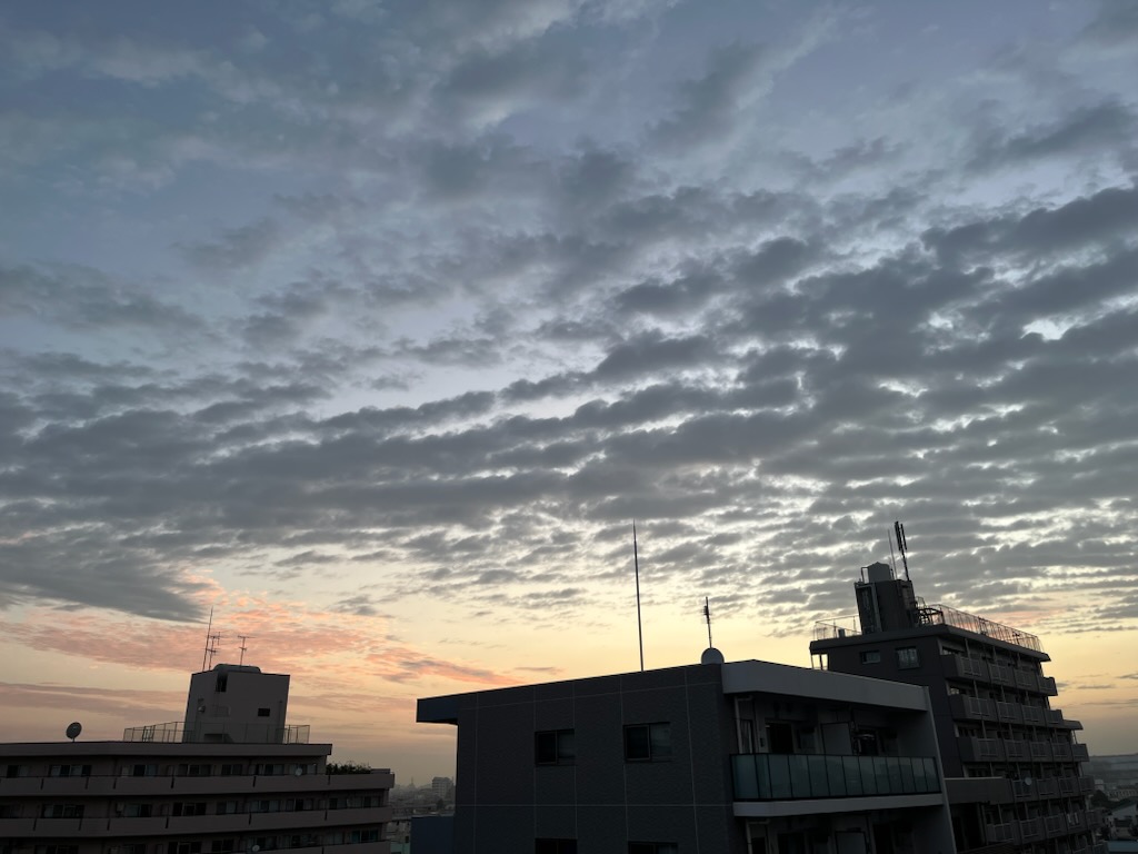 朝の空