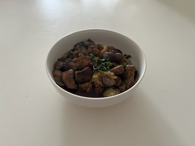 なす麵つゆ漬け