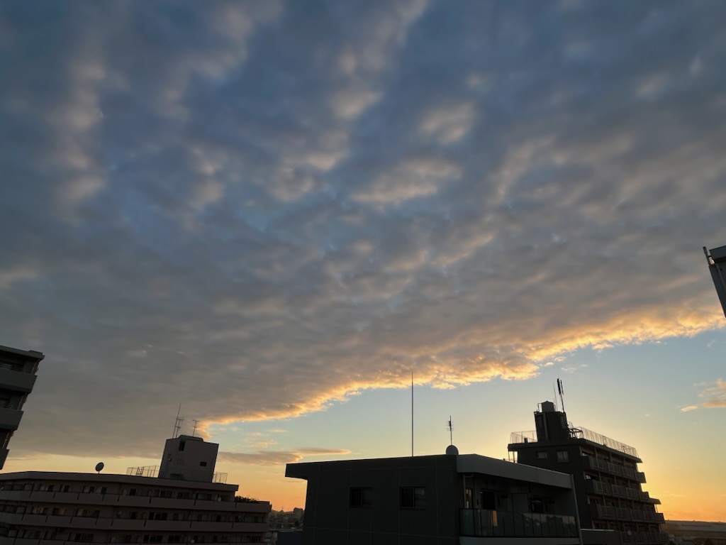 朝の空