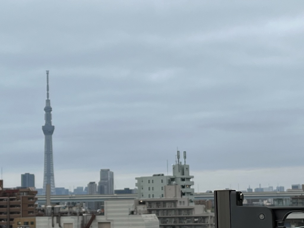 朝のスカイツリー