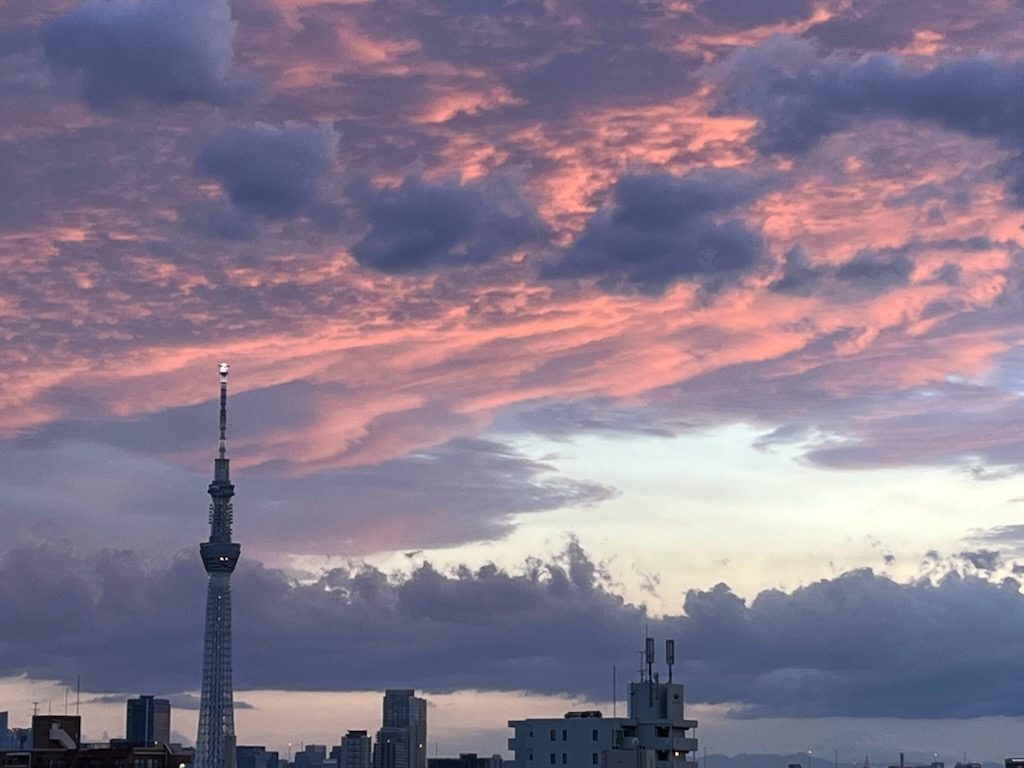 夕方の空