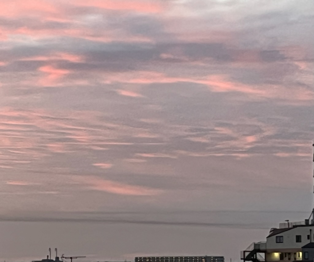 朝の空