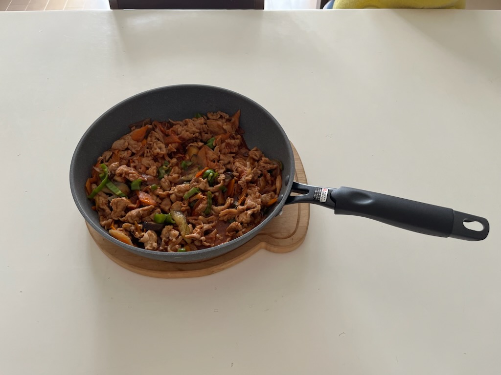豚肉と野菜のケチャップ炒め