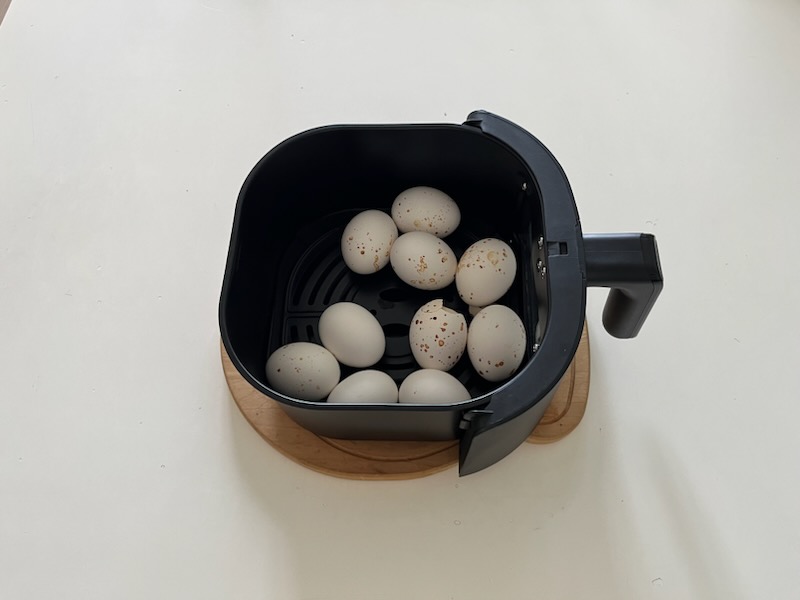 ノンフライヤーで焼き卵