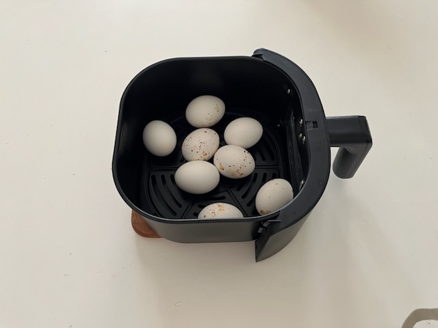 ノンフライヤーで焼き卵