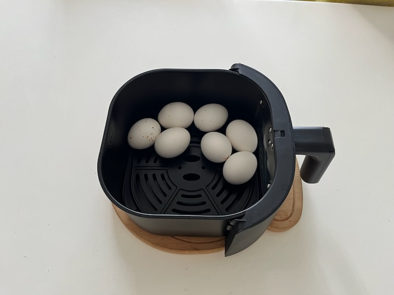 ノンフライヤーで焼き卵
