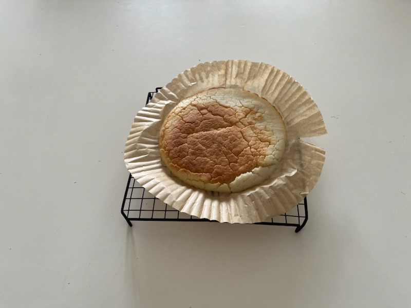 フライパンで米粉パン