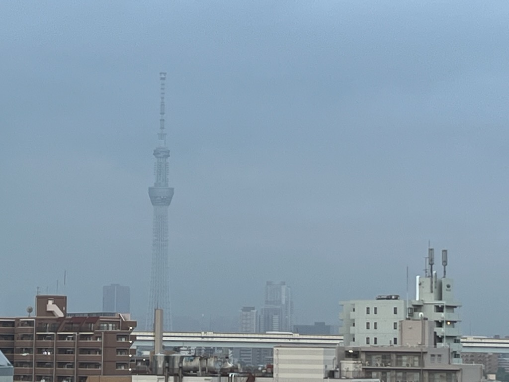 朝のスカイツリー