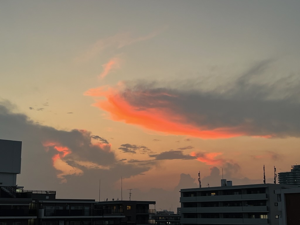 夕焼け雲