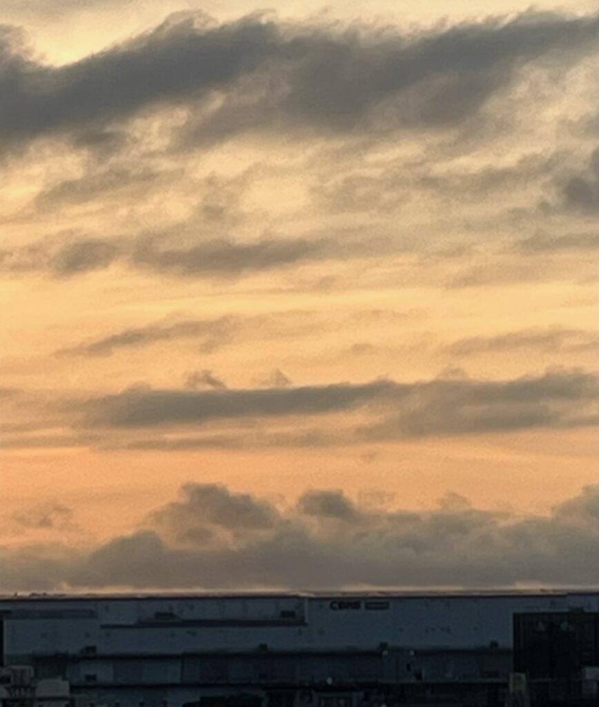 朝の空