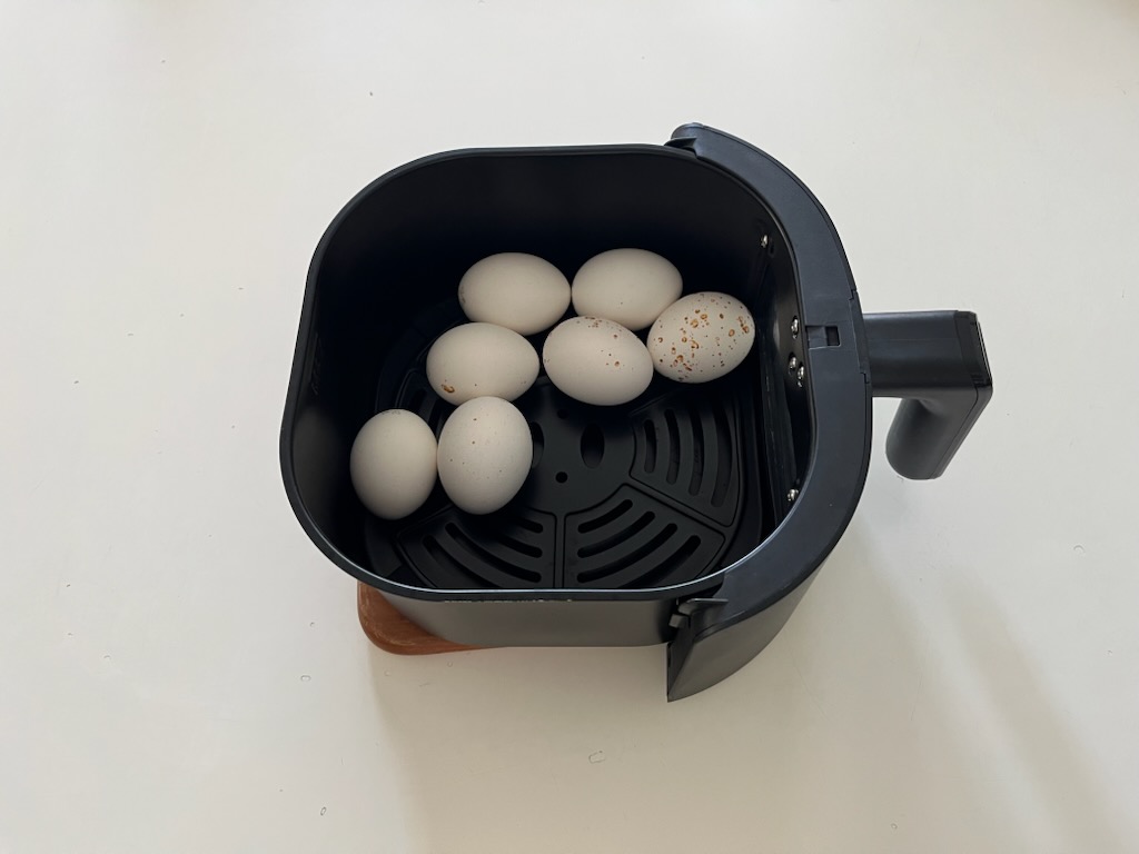 ノンフライヤーで作った焼き卵